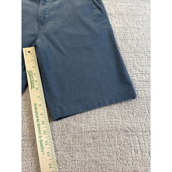 Volcom Chino Khaki Shorts Mens Size 32 X 10 Blue Cotton/Polyester - Picture 5 of 11